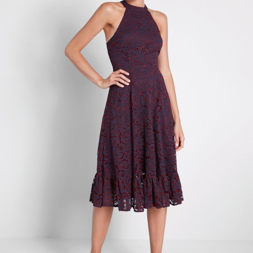 ModCloth NWT A Night Like This Halter‎ Dress